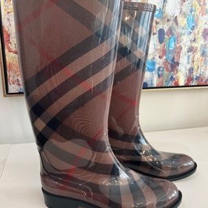 Burberry Coverdale Check Rainboots (with box)